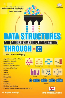 Data Strucures and Algorithms Implimentation Through C | Libraywala